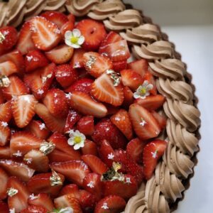 Strawberry Chocolate Tart